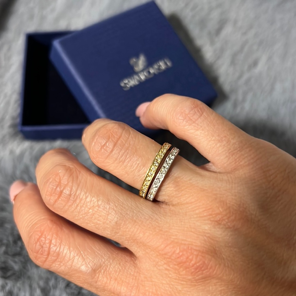 Swarowski Band Rings (2)